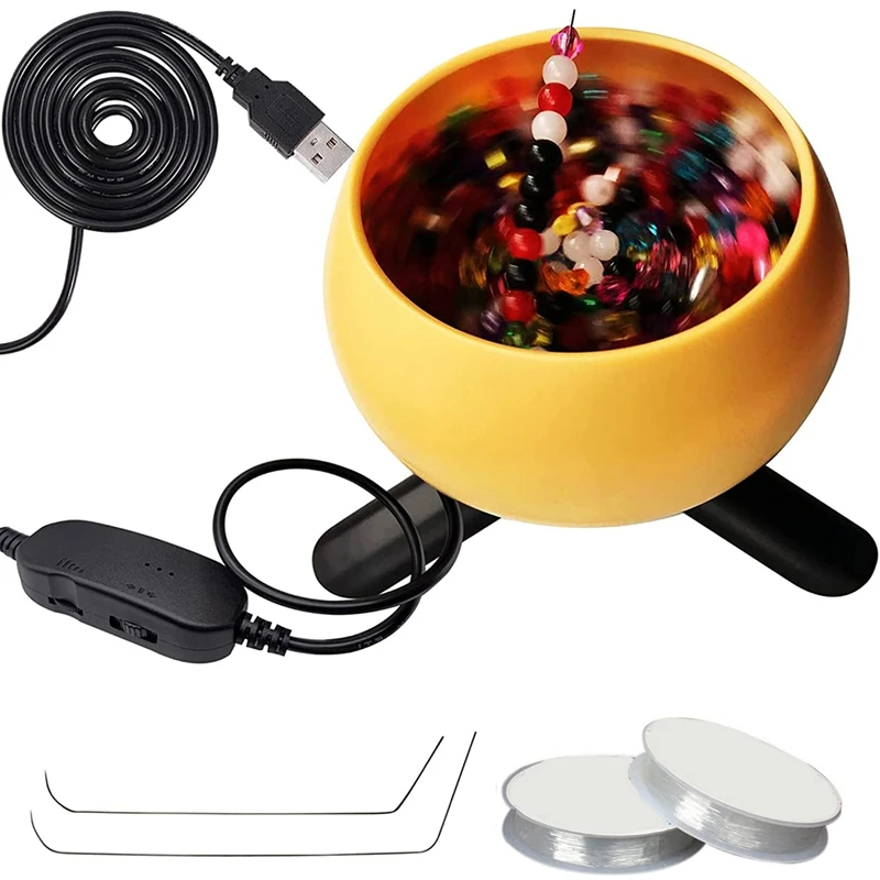 Electric Bead Spinner For Jewelry Making,adjustable Speed Bead Spinner