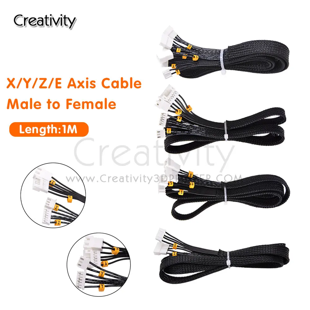 Creativity 3D X/Y/Z/E Axis Stepper Motor And Limit Switch Extension Cable And Filament Break Detection For Ender 3 CR10 S/S4/S5