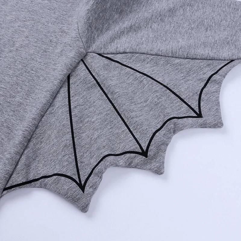 Costume Chauve-souris Bébé - Combinaison Manches Longues Avec Bonnet - 3-24 Mois - Halloween, Fête