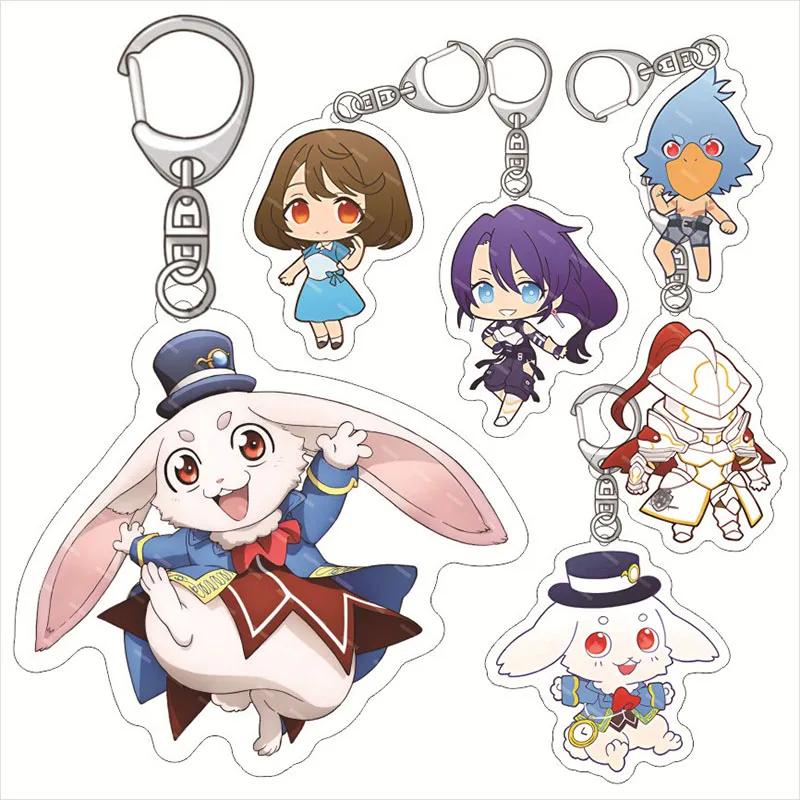 Anime Shangri La Frontier Portachiavi Anime Manga Figure Acrilico Pendente Portachiavi Gioielli