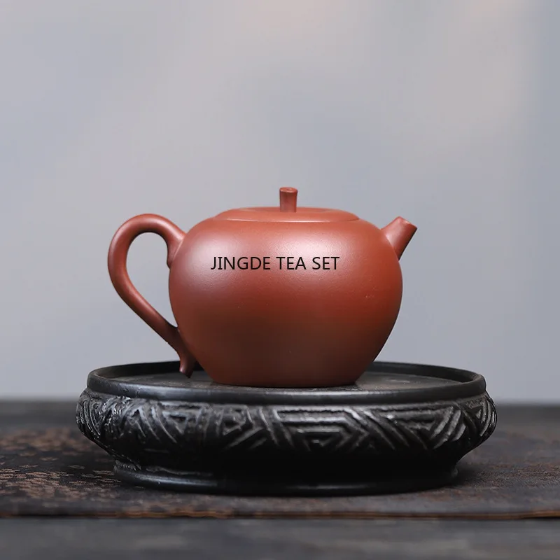 160ml Yixing Yixing Zisha teapot creative handmade fruit shaped beauty tea infused with mineral Kung Fu tea set