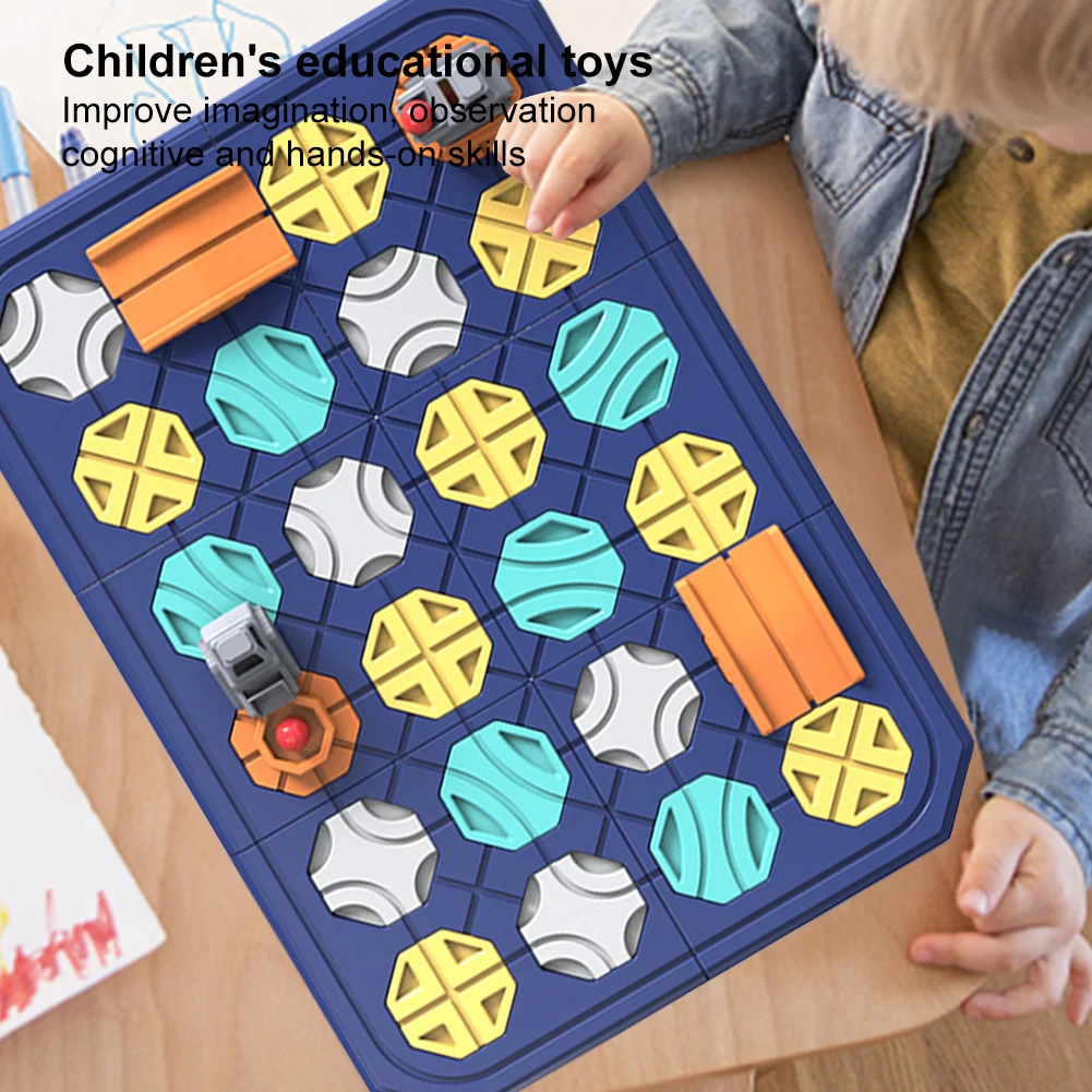 Montessori Brinquedos Educativos para Crianças, Jogos de Tabuleiro, Estrada  Lógica Inteligente, Puzzle de Construção, Jogo de Lógica - AliExpress