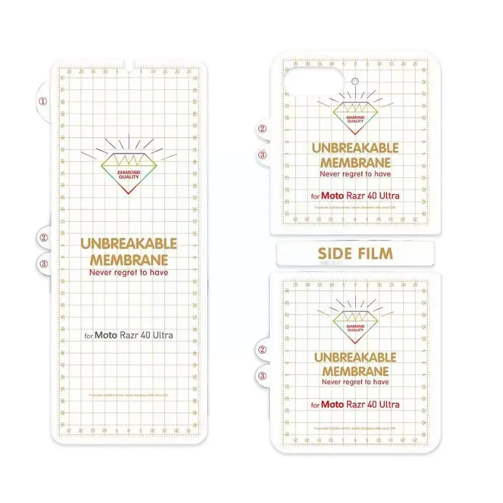 Pellicola Salvaschermo In Idrogel Per Motorola Razr 40 Ultra 5G Morbida Pellicola Protettiva Anteriore Posteriore Per Motorola Razr 40 Film Non T6N8