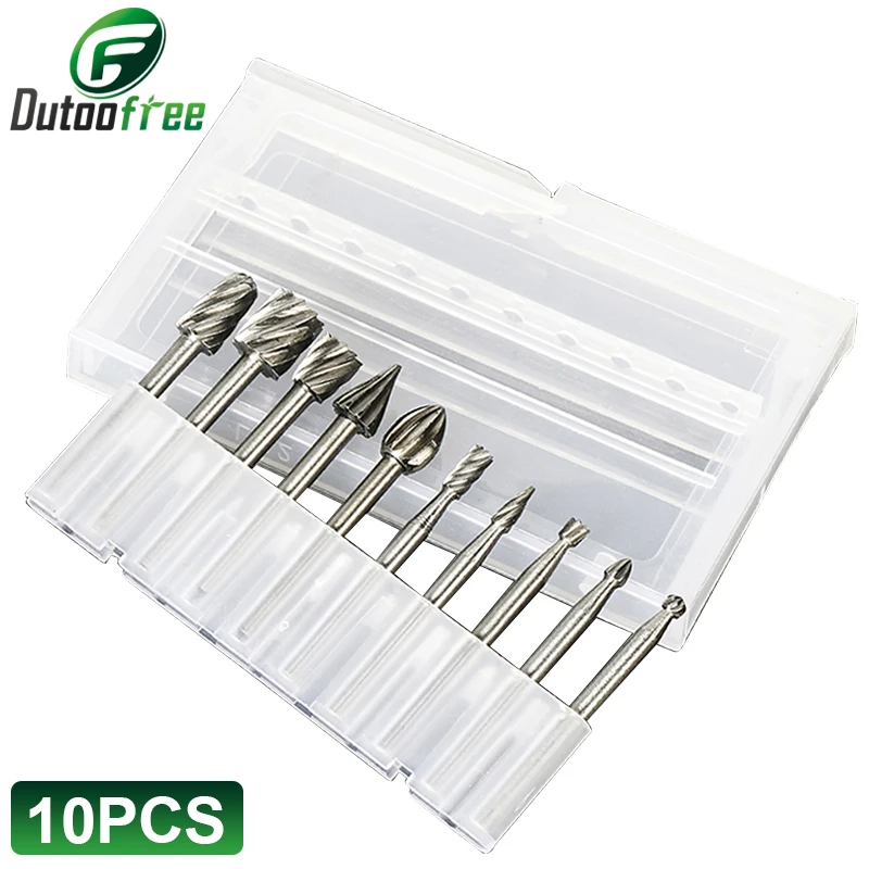 Lot De 6 Fraises Rotatives HSS Lime - Diamètre 6mm, Pour Perceuse, Neuf Sous Emballage