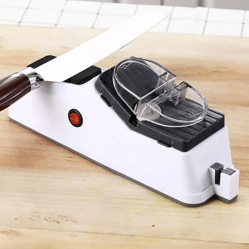 

USB Electric Knife Sharpener Automatic Cutter Polisher Double Sided Sharpening Supplies Multifunctional Kitchen Knives Access