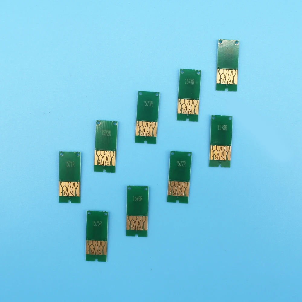 Ink Cartridge Chip refill CISS CIS ARC chip auto reset chip 9 PCS for Epson R3000 157 1571 1572 1573