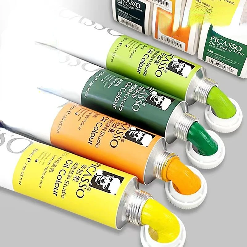 Picasso Oil Paints 170ml Single Tube Entry-level Student Oil For Painting and Sketching Special Pigments Art Supplies