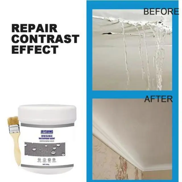Vízálló Szigetelő Tömítőanyag 300 G Szuper Erős Kötés Láthatatlan Szivárgásgátló Ügynök Fürdőszoba Wc-Csempe Tető - Image 3