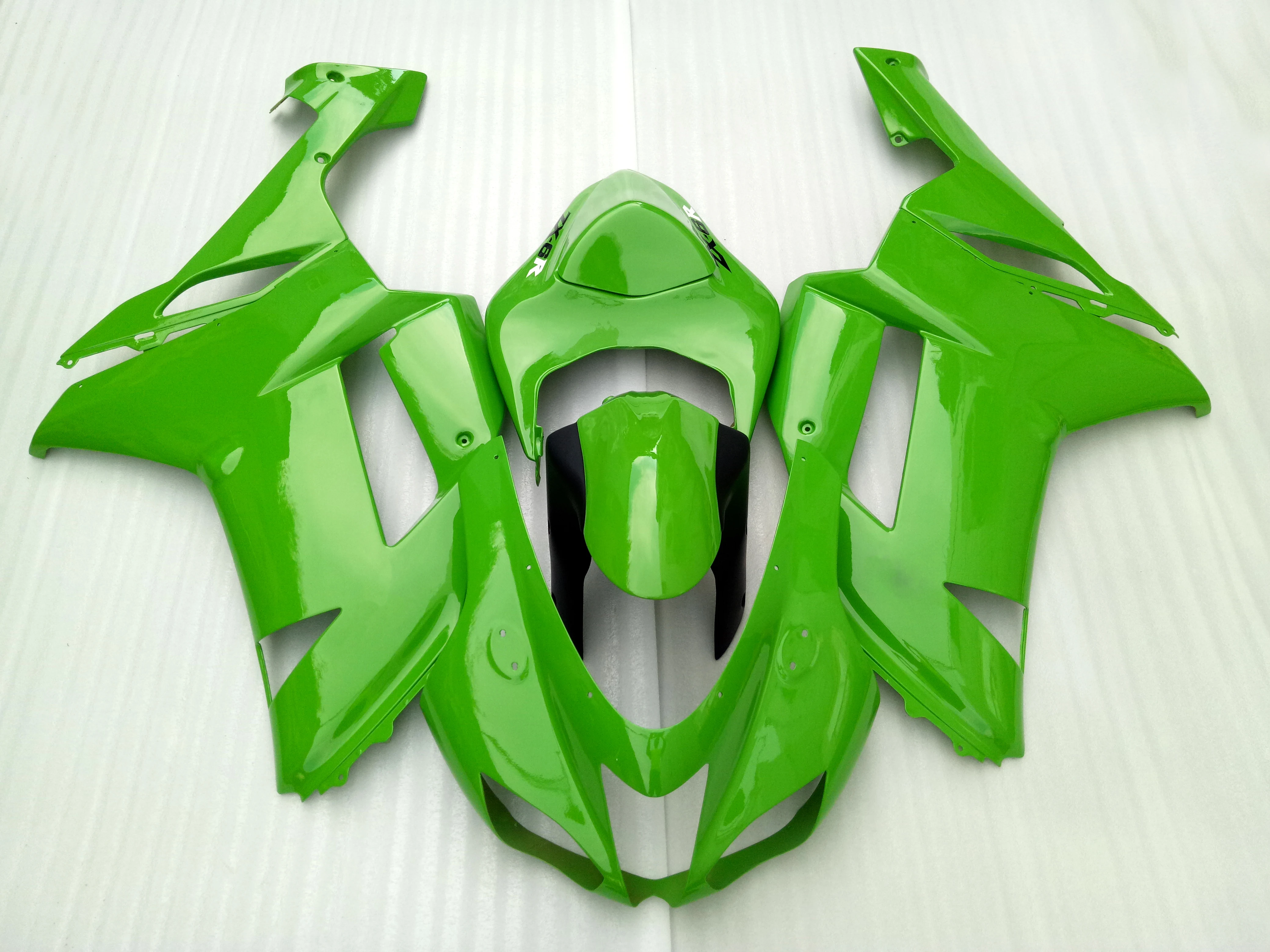 

Hot sale Fairing kit for Kawasaki Ninja ZX6R 07 08 year Injection Mold ZX 6R 2007 2008 fairings set pure green