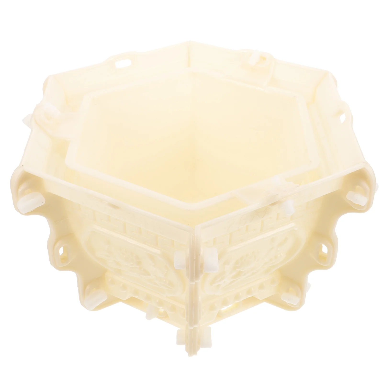 

Desktop Decor Molds Silicone for Candles Round Bowl European Style Flowerpot Plastic