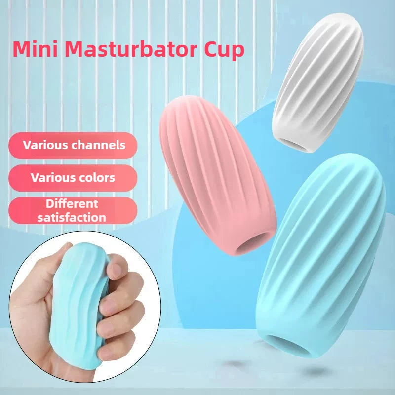 Male Masturbator Cup Realistic Vagina Anal Soft Tight Pussy Erotic Adult Sex Toys For Men Portable Pocket Glans Masturbation Egg_voghion.com