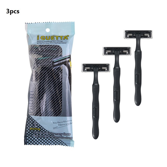 Travel Double Layer Blades Razors Shaving Convenient Hotels Carry Disposable Razors Skin Facial Manual Safe Shaver