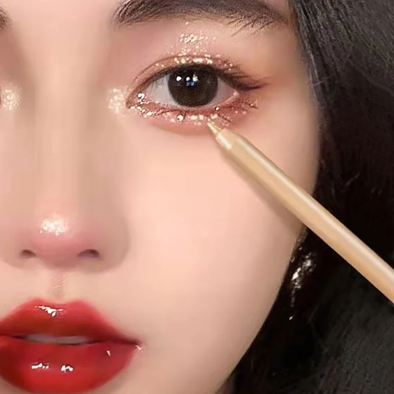 DiamondGlitterEyeshadowPencilEyeHighlighterWaterproofMatte