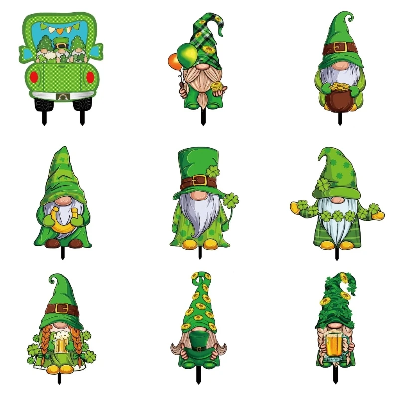 2022 New Wood Sign St. Patrick'S Day Yard Decor Yard Craft Ornament Yard Signs Decorazioni Da Giardino Materiale In Legno Decorazioni Da Giardino