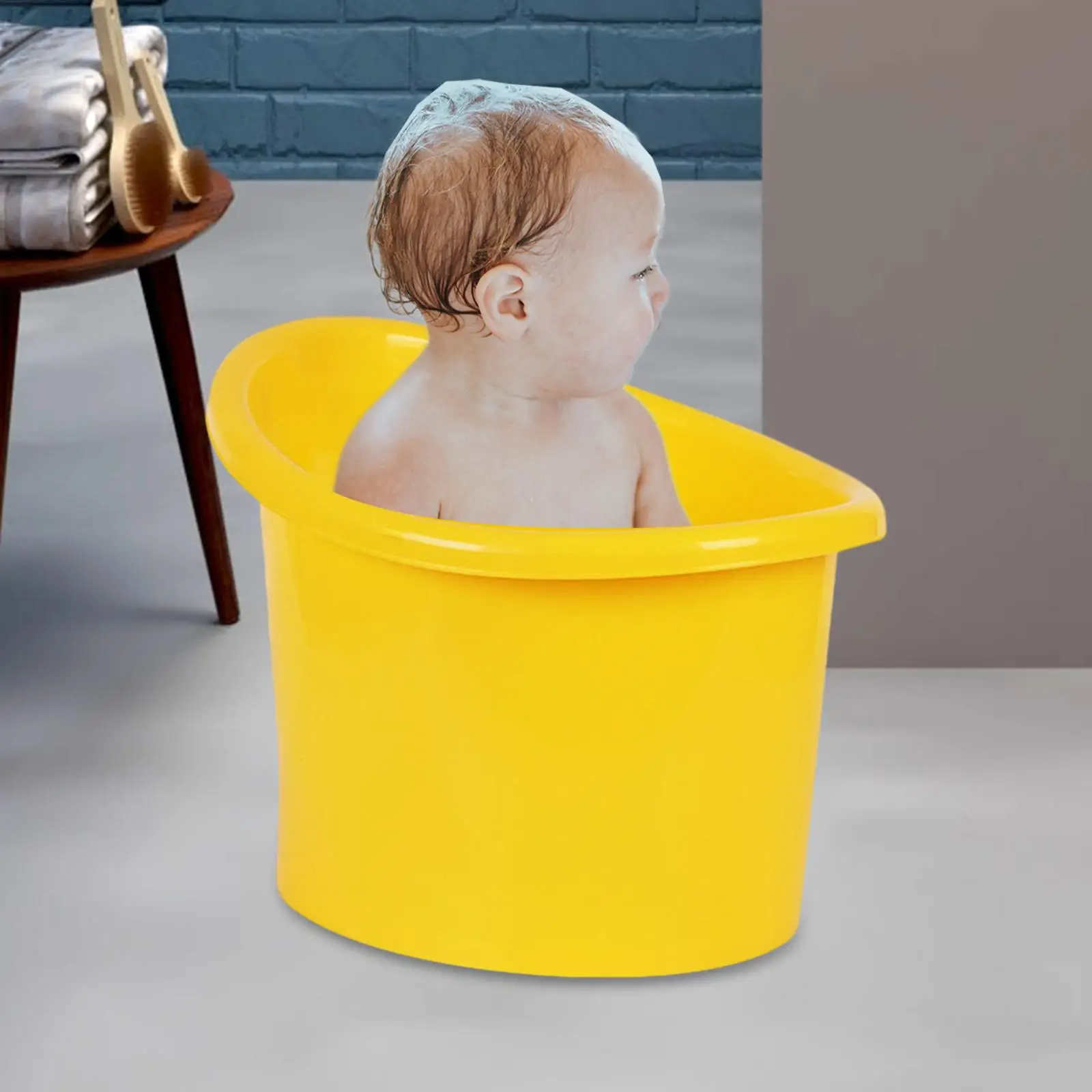 Baby Shower Bucket Portable Baby Bath Tub for Newborn Boys and Girls Infants
