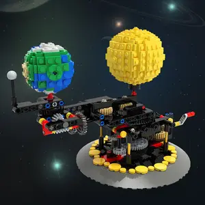 Cada C71004 865PCS City Solar System Earth and Sun Clock Building Blocks  Science Experiment Education Bricks Toys Boys Gifts - LEPIN LEPIN Store