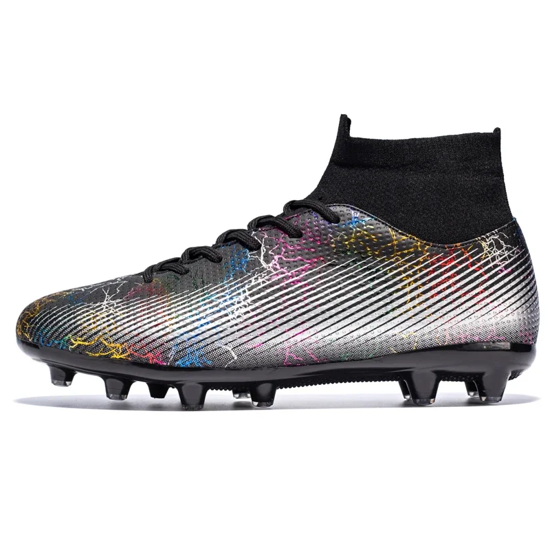 Men Kids Ankle Boots Children Fast Soccer Training Sneakers Outdoor Non Slip Male Football Cleats Shoes_voghion.com