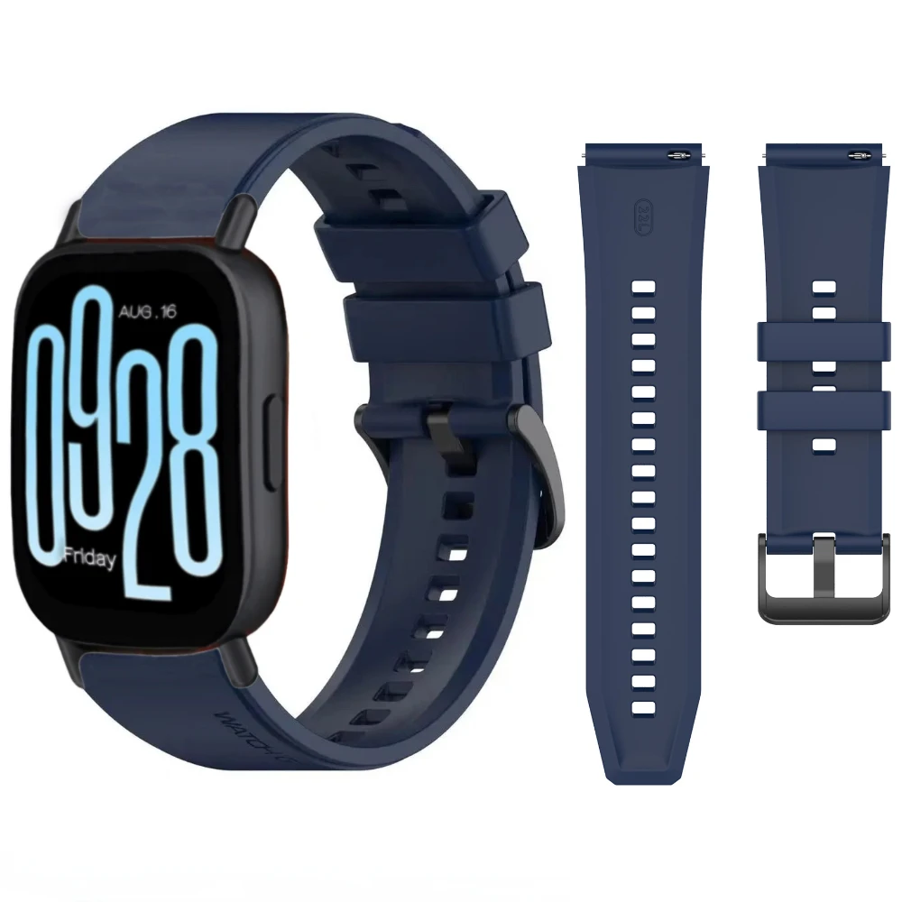 Breathable Silicone Sports Strap for Smart Watch - Soft Replacement Wristband