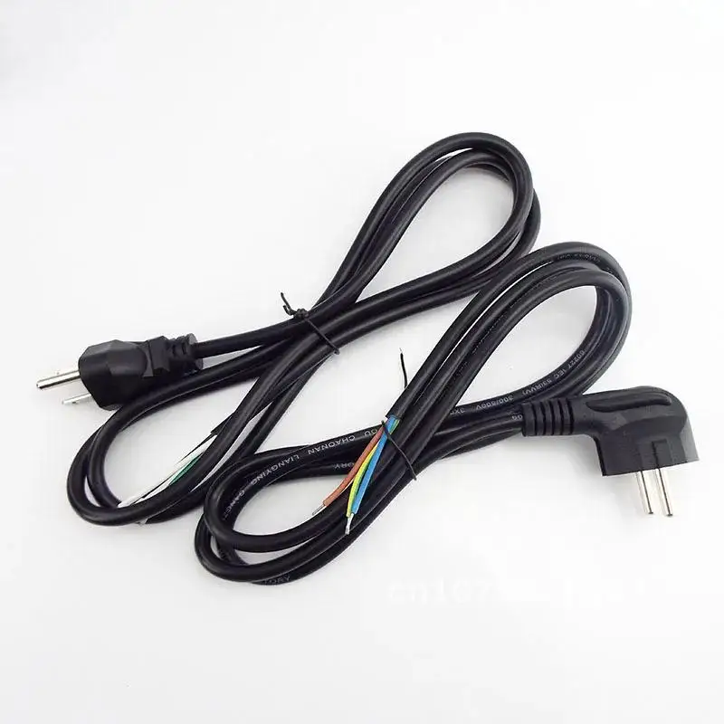 

1.5m Open End Rewired Cable EU Plug Power Cable Extension Cord for Laptop Power Supply Electric Fan Vacuum Dishwashers