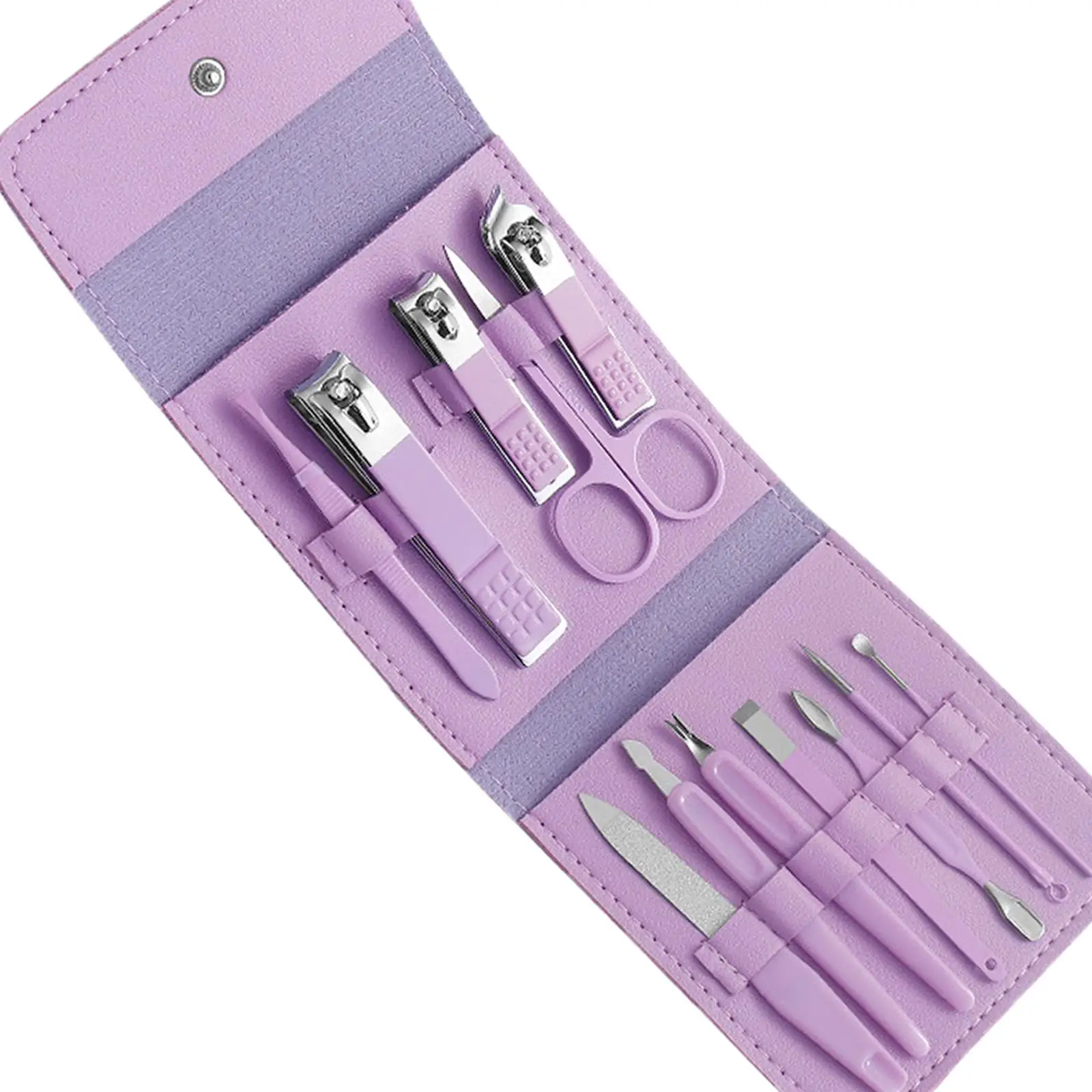 12Pcs/Set Manicure Set Household Scissors Nail Cutters with Travel Case 5