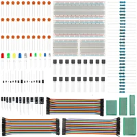 Electronic Component Package 1628PCS, Breadboard, Resistors Capacitor Diode, Dupont Wire, PCB Board, Transistor Kit - Image 6