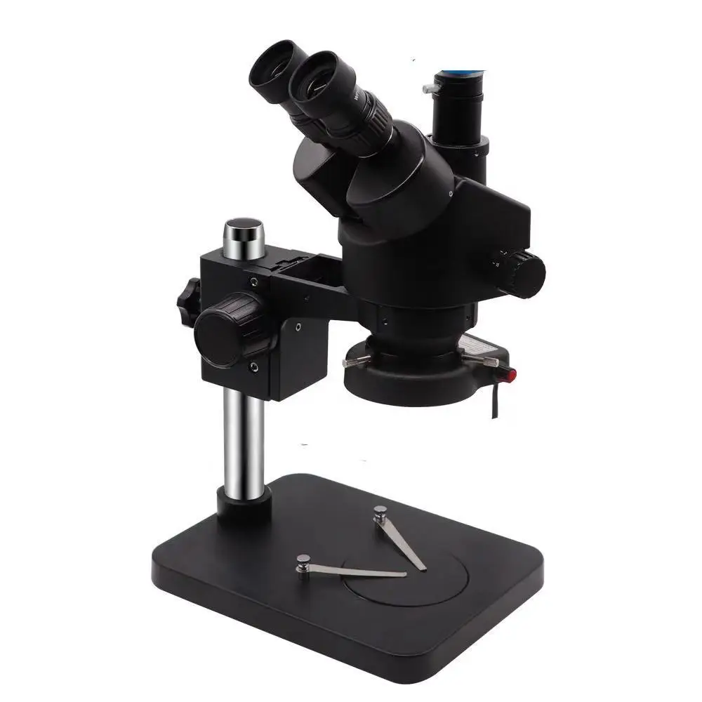 

Black OEM Mobile Phone Repair Stereo Microscopio Trinocular Microscope