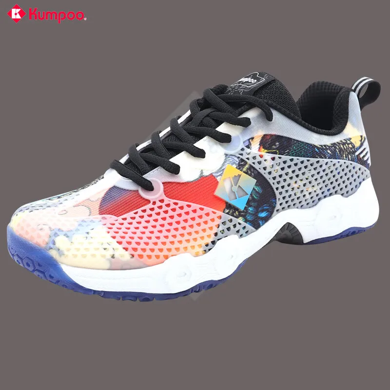 new kumpoo Badminton Shoes For Men women Breathable High Elastic Non-slip Sports Sneakers tennis