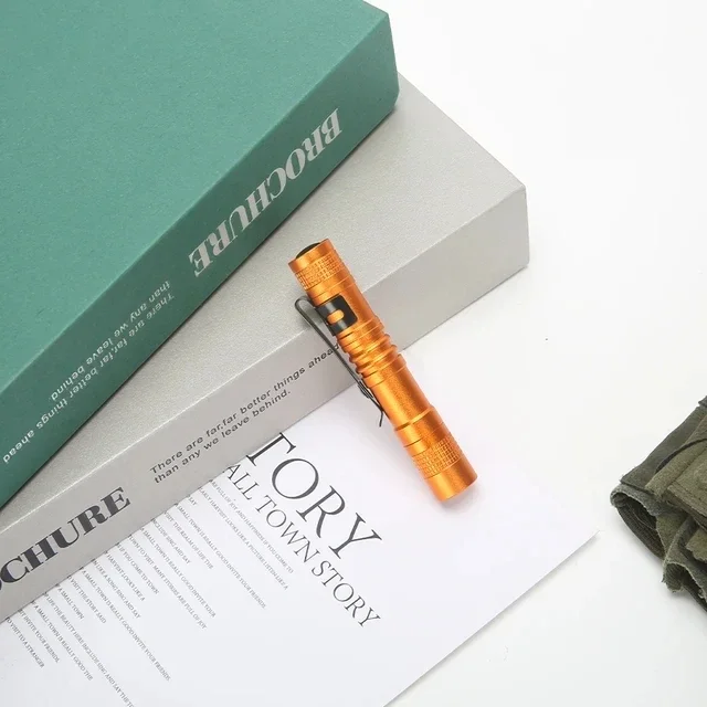 Small Mini LED Flashlight Handheld Pen Light Flashlight Tactical Pocket Torch PenLight with Clip Led Pen Flashlight