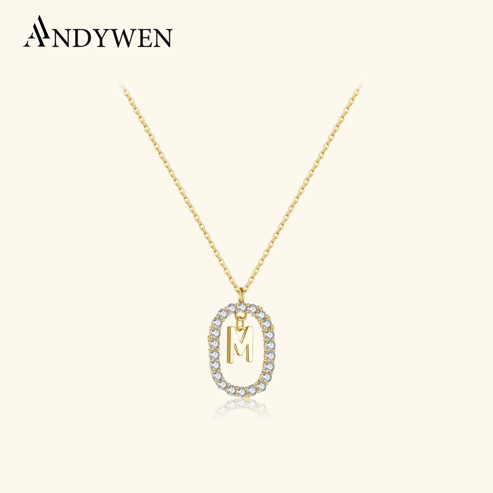 Gioielli Da Donna Nome Iniziali 26 Lettere Collana Con Ciondolo - Foto 6