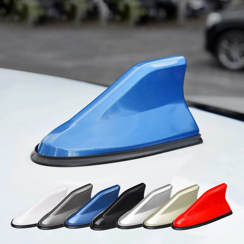 

Car Radio Shark Fin Antenna Shark Antenna Radio FM Signal Aerials Roof Antennas For All Cars Car Styling