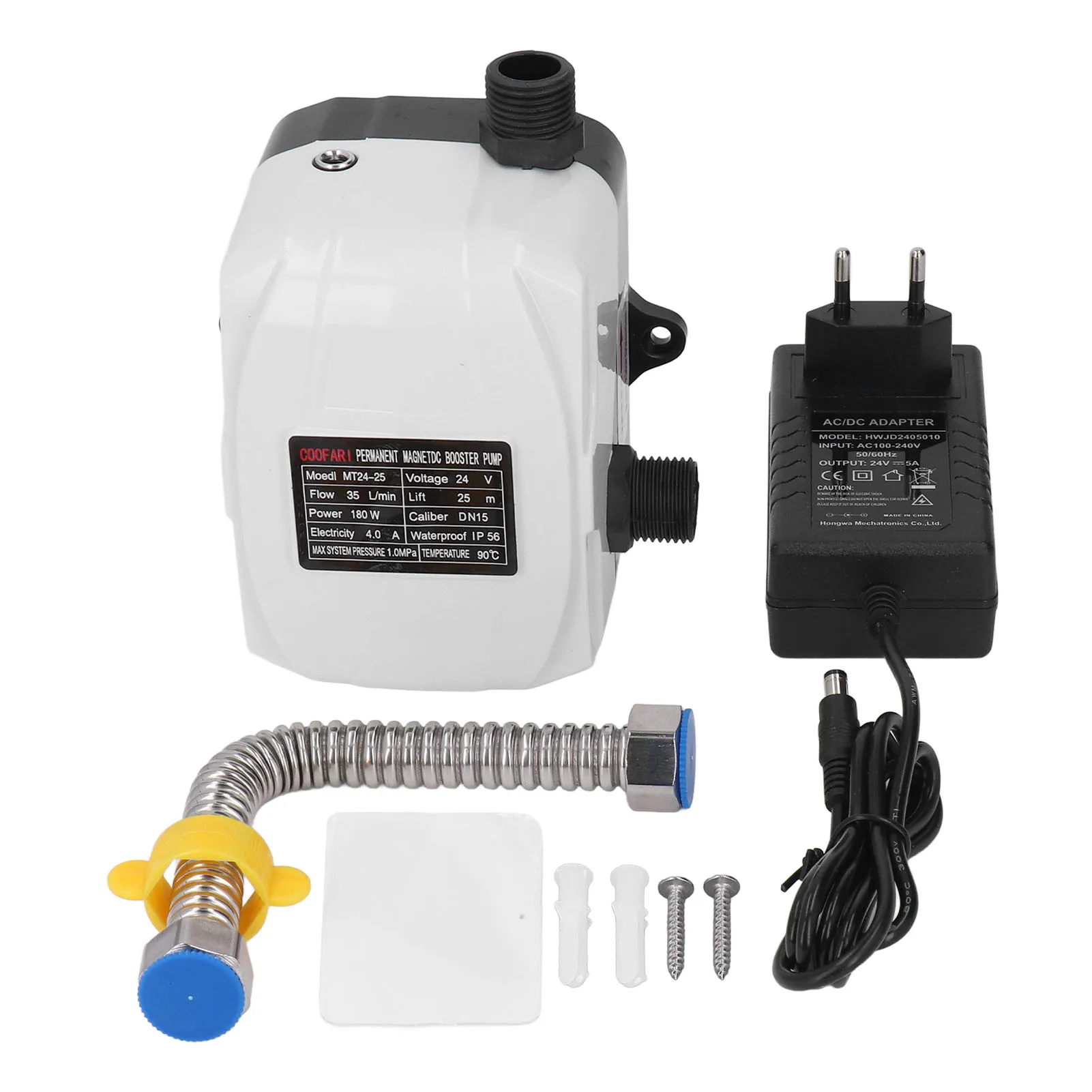 Booster Pump Water Pressure High  180W for Kitchen Sink Shower DC24V Water Booster Pump Water Pressure Booster Pump for Home