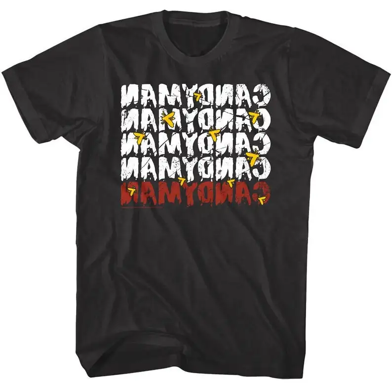 

Candyman Men's Shirt Bees Hook Hand Horror Movie Tees