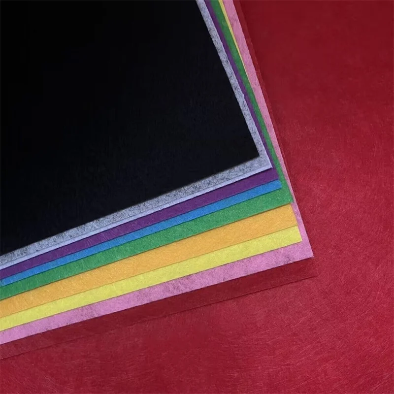 40Pcs/Set Felt Fabric Sheet 12x12" 30x30cm Assorted Color Craft Nonwoven Fabric for Sewing DIY Handicrafts Scrapbooking Material
