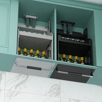 Armoire suspendue de cuisine, panier élévateur, armoire encastrée verticale 4