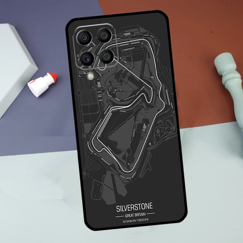 F1 Race Circuit Design Phone Case