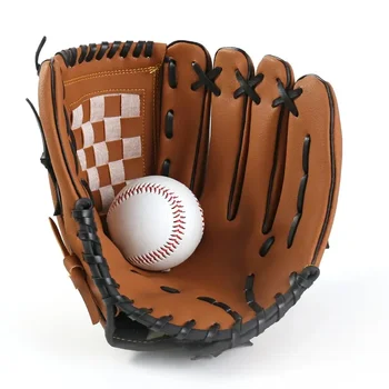 Outdoor Sport Baseball Glove Softball Practice Equipment Size 9.5/10.5/11.5/12.5 Left Hand for Kids/Adults Man Woman Training 1