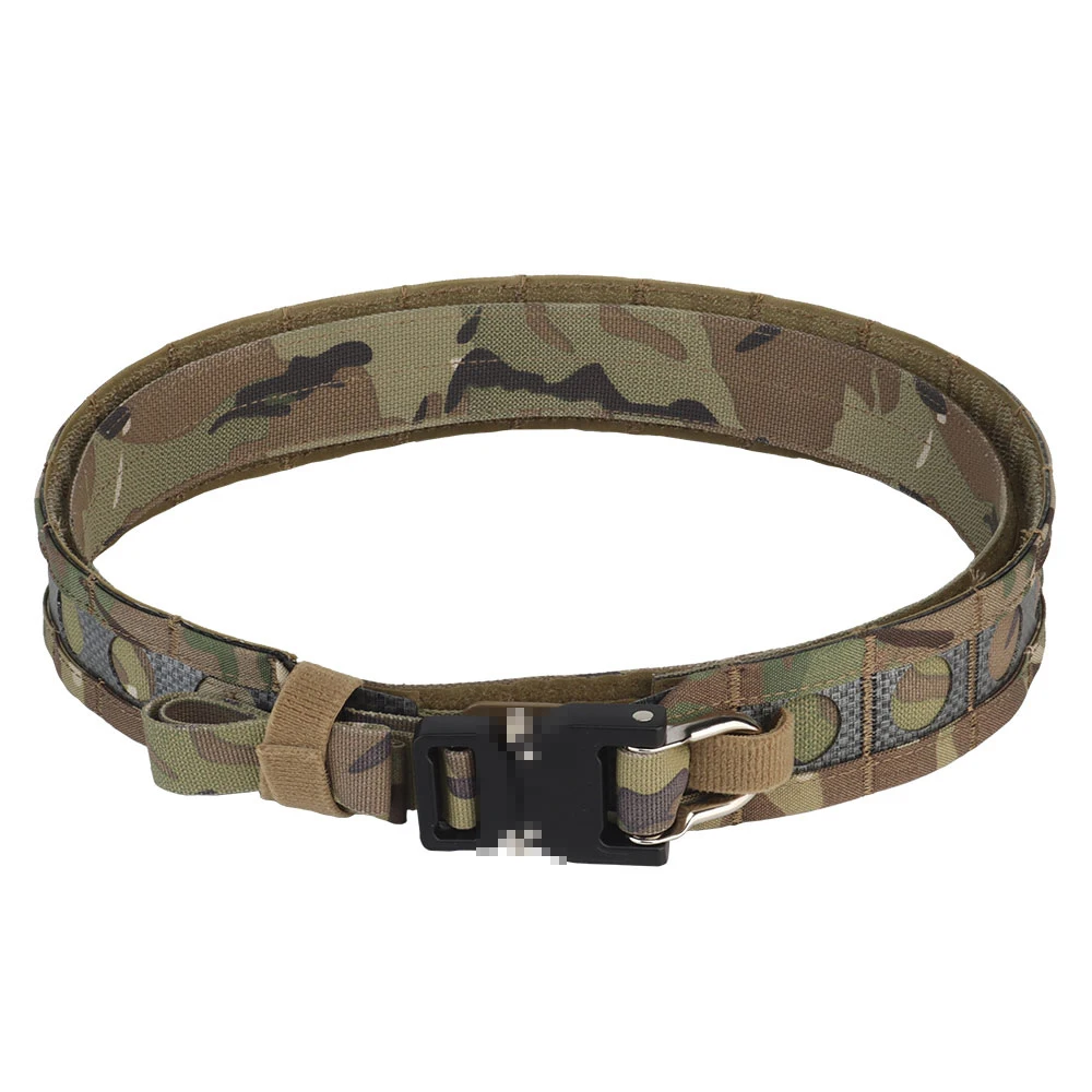 Cinturón táctico de estilo Ferro para hombre, cinturón MOLLE ligero para pistola, Airsoft, bolsa para revistas, cintura para caza al aire libre