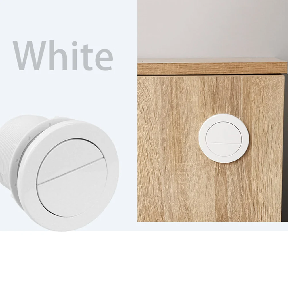 Description Picture 4 of itemBlack Twin Hose Toilet Push Button Dual Flush Air Type Pneumatic Flush Switch Home Improvement Bathroom Fixture