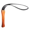 50CM PU Leather Horse Whip,Wooden Handle Riding Crop Party Flogger Horse Riding COW LEATHER Whip 6
