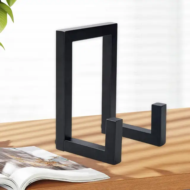 Supporto Per Vinili E CD In Ferro - Organizzatore Per Dischi, Libri E Riviste, 15x15x14 Cm - Foto 2