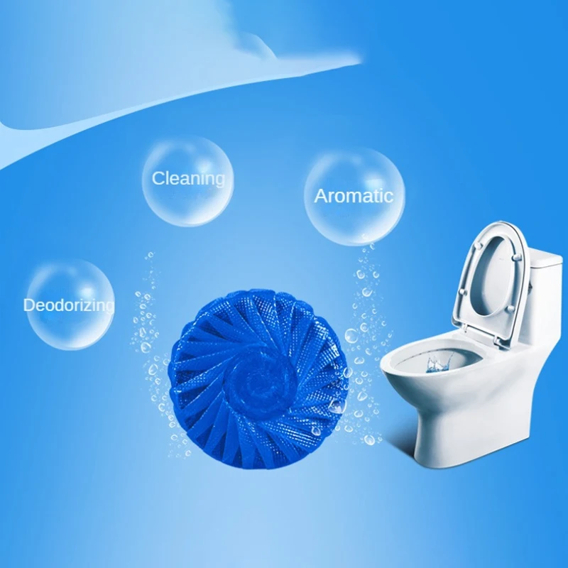 16pcs 800g Blue & Pink Rose Scented Automatic Toilet Bowl Cleaner