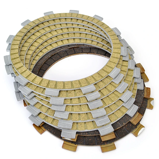 Motorcycle Clutch Plate Kit For Yamaha FZ6, FZ6R, XJ6, Diversion F | Friction Discs & Steel Plates, Replaces 5Y1-16331-01