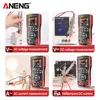 ANENG AOS02 Digital Oscilloscope 48MS/s Sampling Rate 10MHZ Analog Transistor Test Multimeter Bandwidth Support Waveform Storage 5