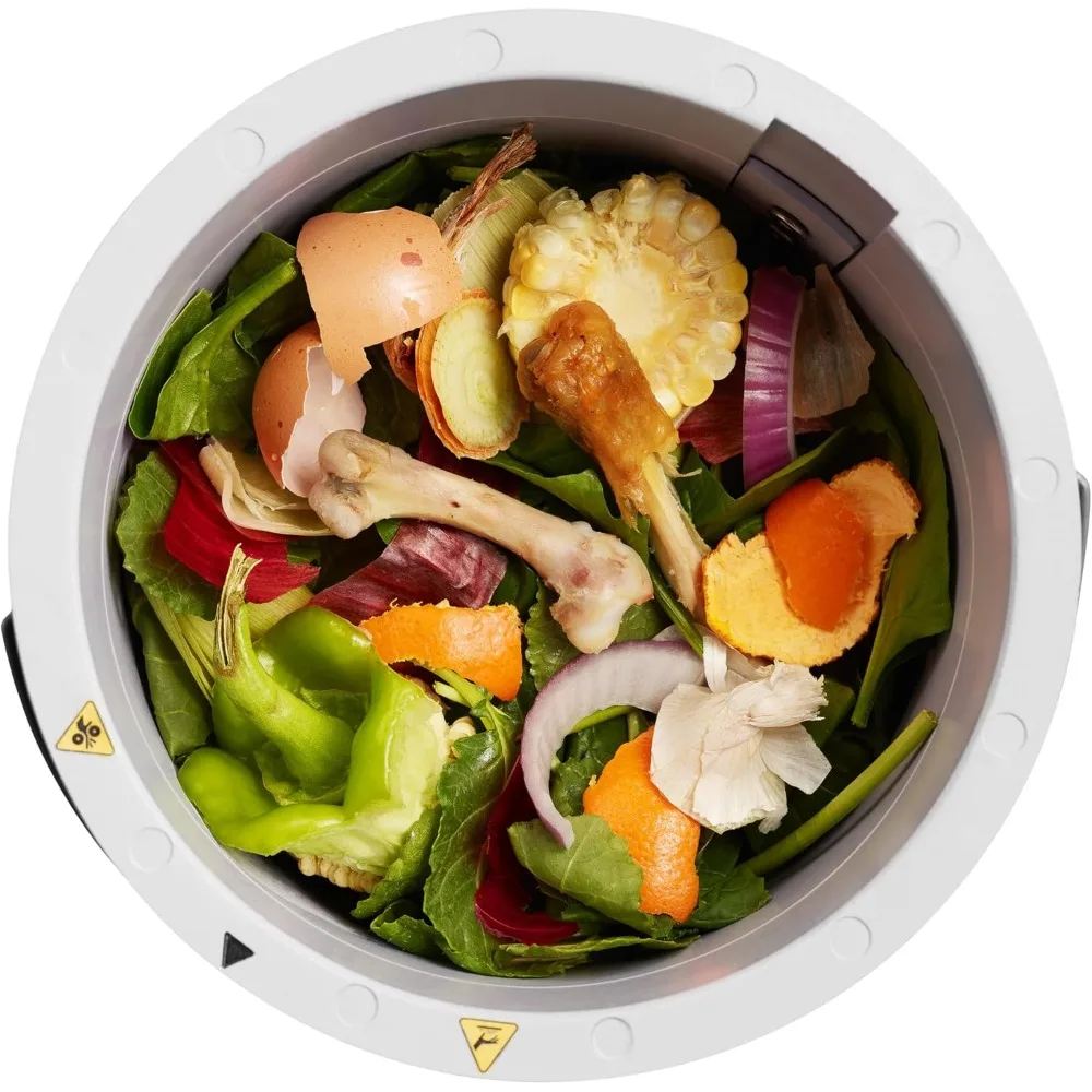 Food Cycler,2 L,Odorless & Quiet,easy cleaning,Easy To Use,carbon filter lid reduces odors,Reduce your food waste year round. 3