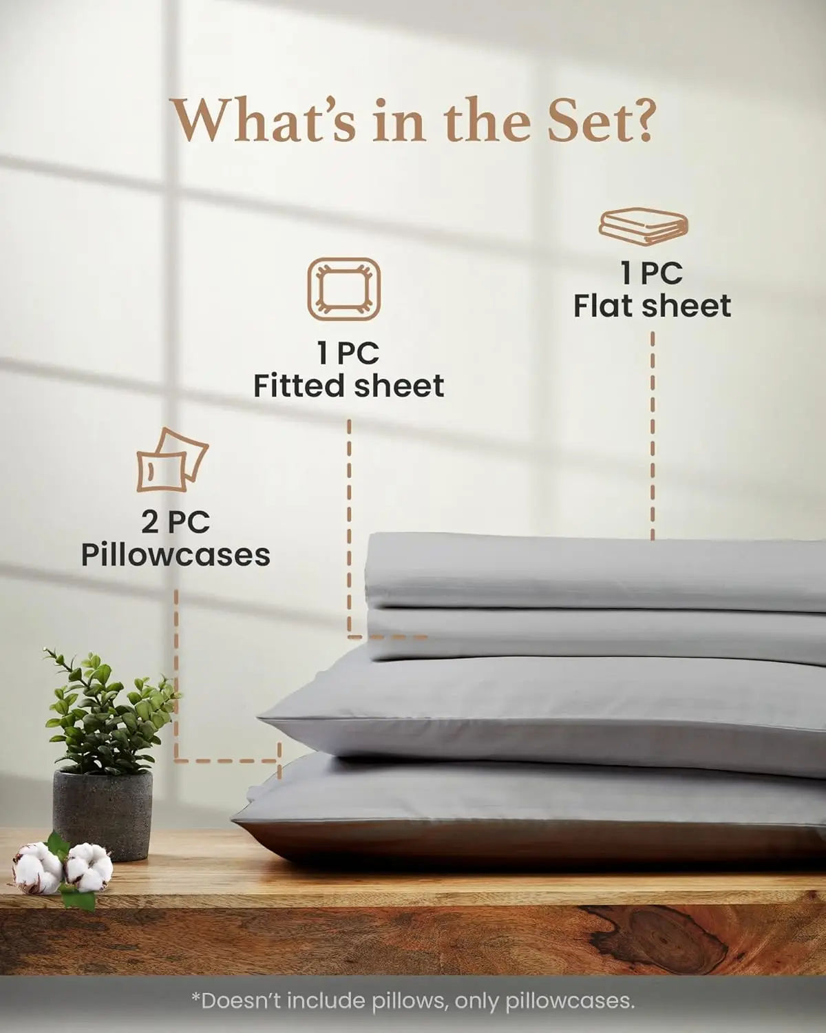 Good Sleep Bedding 1000 Thread Count Egyptian Cotton Sheets Queen Size, 4 Pc Luxury Sheets Set, 16" Deep Pocket Hotel Style 3