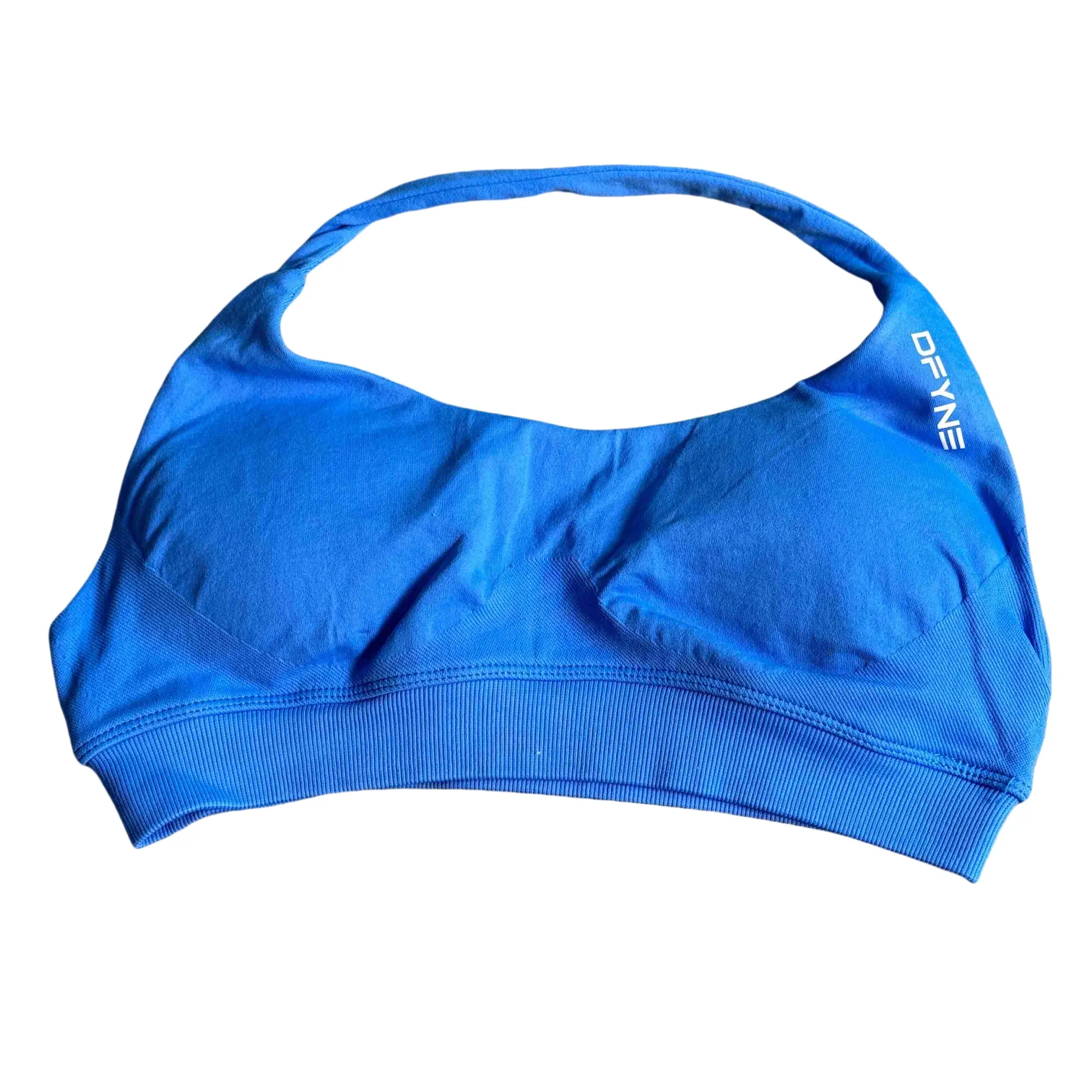 Impact Sports Bra With Logo Women Seamless Halter Bra Open Back Yoga Top Bras Medium Support Gym Crop Top Padded Sportswear 4