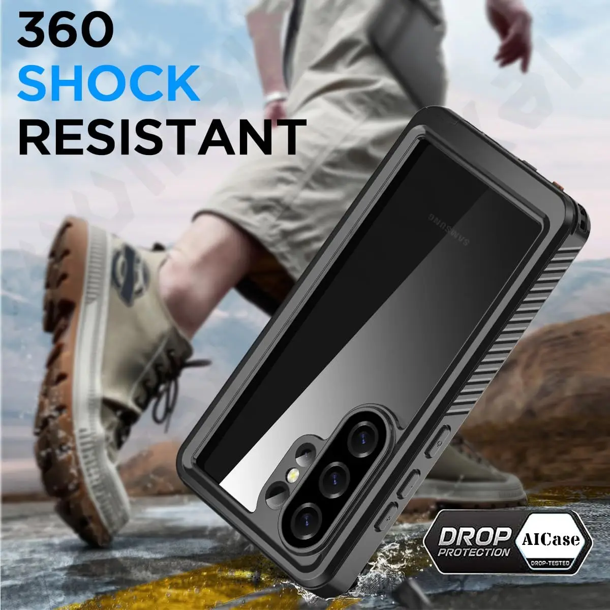 Waterproof Metal Aluminum Luxury Phone Case with IP68 Rating