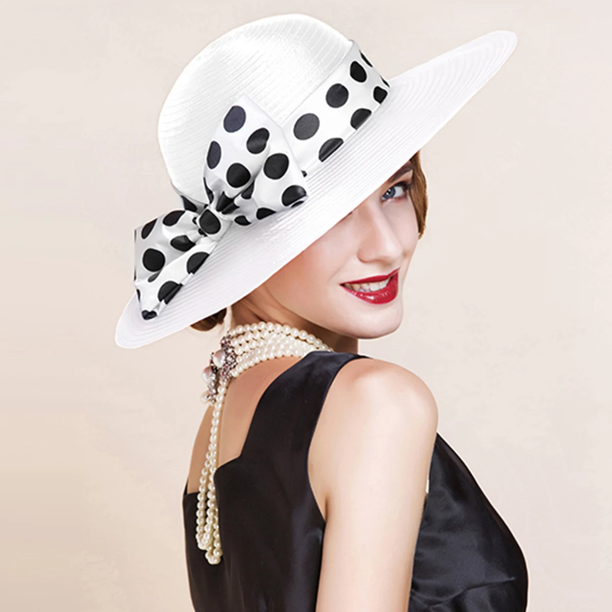 Taylor Swift Black Hat French Elegant Fedora Hat Women Formal Wide