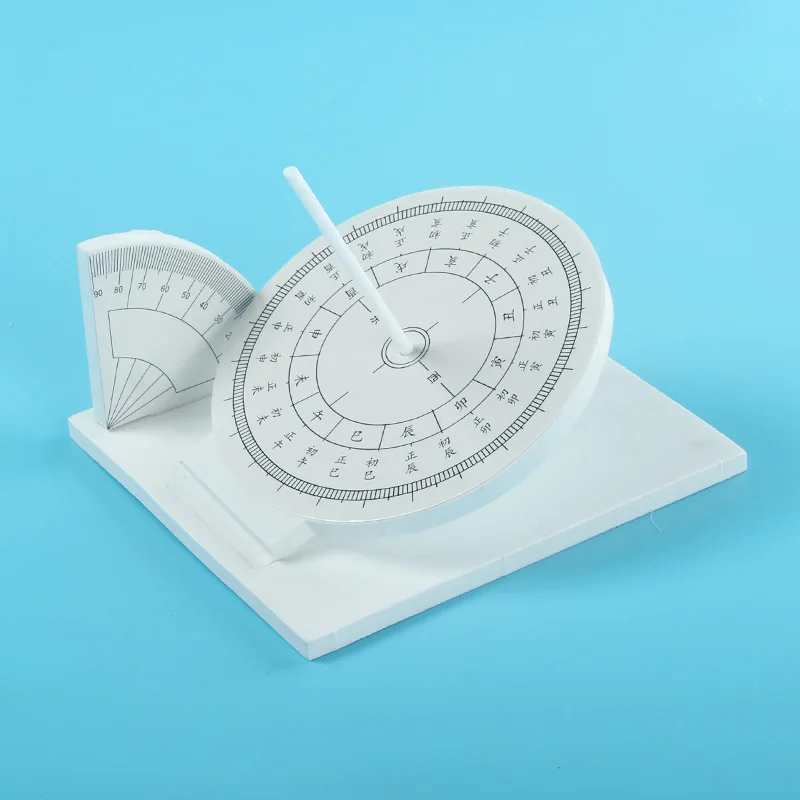 Science And Technology DIY Materials Homemade Sun Clock Sundial Model Scientific Experiment Courseware Popular Science Equipment