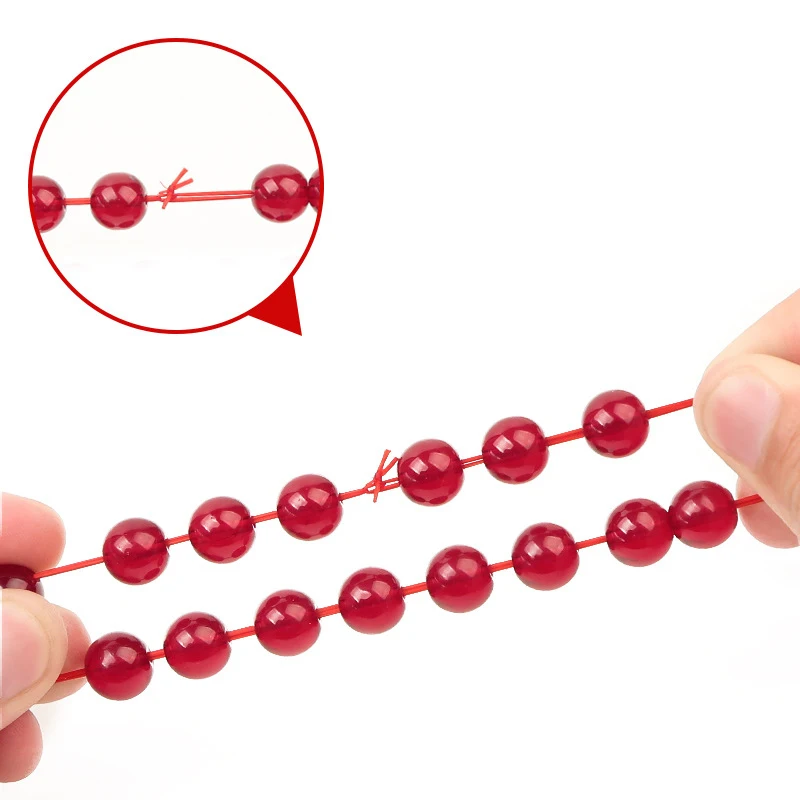40M/Roll 0.8mm Strong Flat Elastic Crystal Beading Thread DIY Beading Rope Stretchable String Line Cord Jewelry Bracelet Making